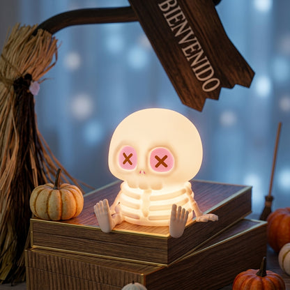 Lámpara Esqueleto Apretable — Edición Halloween 💀🎃