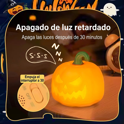 Lámpara Calabaza Apretable — Edición Halloween 🎃